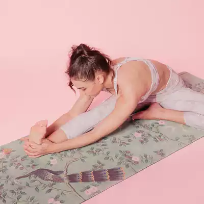 sugarmat 3mm suede professional yoga mat non-slip sweat absorbent portable INS girls fitness thin floor mat