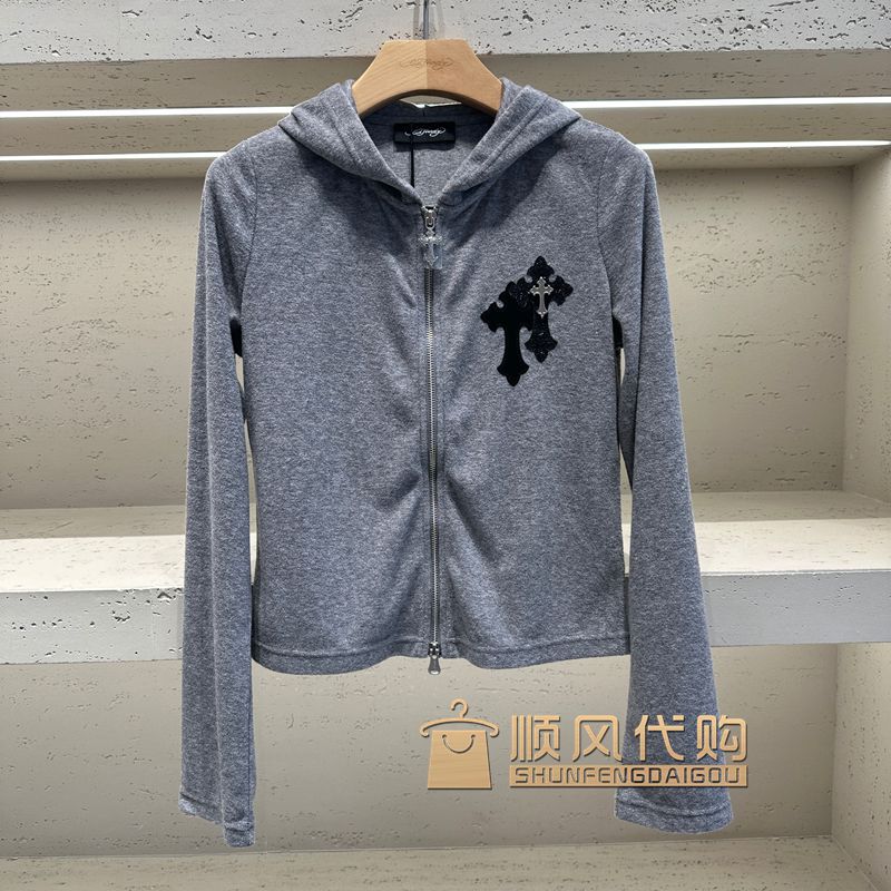 Ed Hardy Women's Luxury Fashion Brand Genuine Product 26 Winter Women's Zip-Up Jacket E1Sdw509 2280