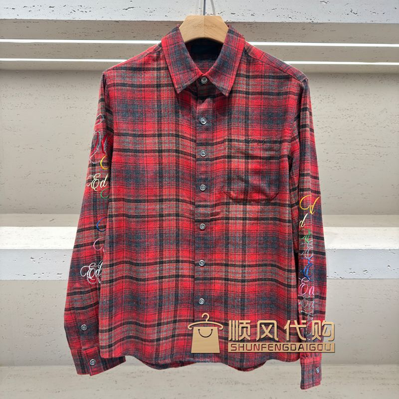 Ed Hardy Ed Hardy Trendy Brand Counter Genuine Product 26 Autumn Men's Shirt E1Scm001 3980 Ed Hardy Ed Hardy Trendy Brand Counter Genuine Product 26 Autumn Men's Shirt E1Scm001 3980