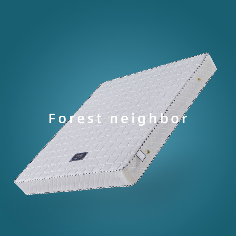20 cm coconut palm spring mattress 3D trough breathable face mesh design 1 5 m white fabric master bedroom with moderate softness
