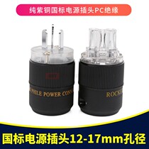 Xangsane Elephant God Fever Gagmier National Standard Power Plug HIFI Plated Rhodium Beauty Mark Power Head Insert Tail End 