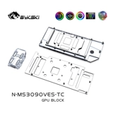 Bykski N-MS3090VES-TC видеокарта задняя плана медленная вода холодная головка 390ventus wantu Master