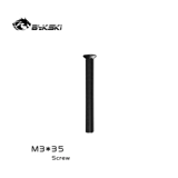 Bykski M3X35 [Винт холодного удара вода] аксессуары с водой -охлаждением черный установка винта