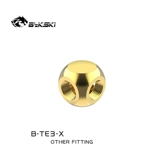 Bykski B-Te3-X Water Cold Accessories Boutine 3 Подключить 3 ссылки/черный компьютер разделенная вода холодная подключение