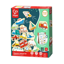 Hape alphabet digital sea land and air transport magnetic force for children baby early teaching toys for men and women in 18