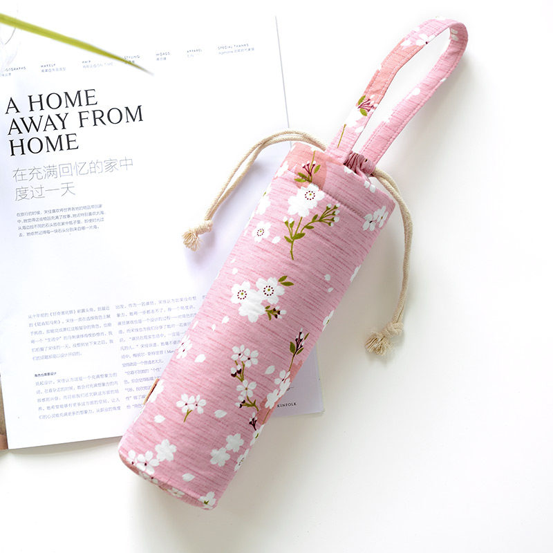 Hime Art Insured Cup cover universal with lifting rope protection bagging water cup thickened thermal insulation customised cotton 350-500ml