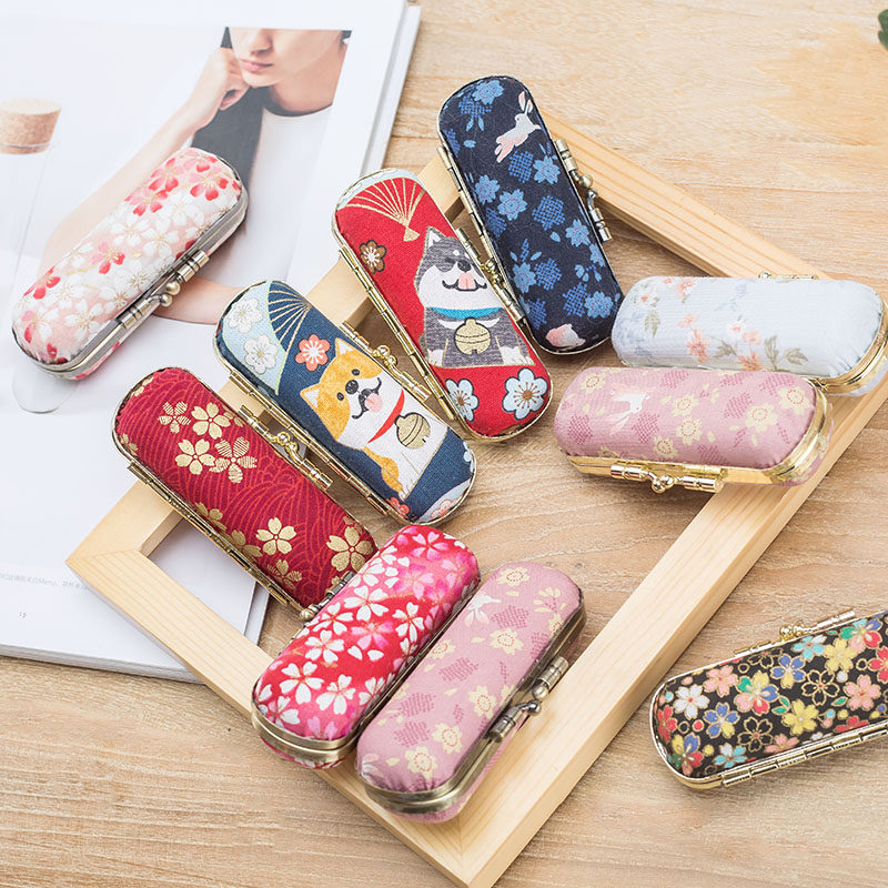 Yuanyi handmade and wind retro lipstick box single storage lipstick box portable protective case carry-on jewelry gift box