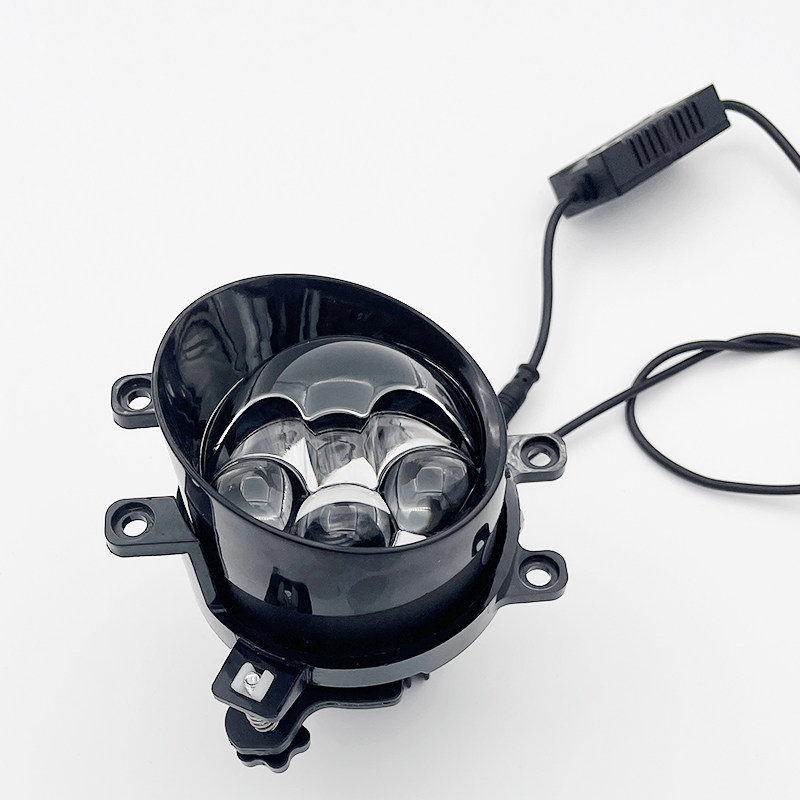 Противотуманные фары 12v60瓦车灯超亮led汽车激光雾灯总成改装透镜远近光一体高低灯 Morissic