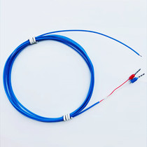 K-type Teflon outer skin thermocouple thermometry wire with needle type U type terminal thermometry wire blue