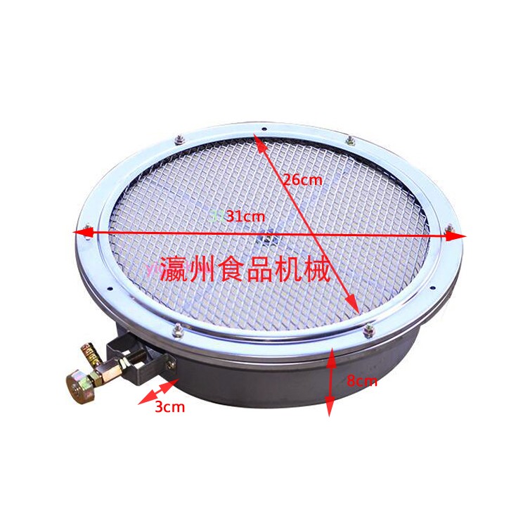Gas-baking duck stove head-free round cooker head shaped energy saving and no-fire far infrared burning cake lengthening burner