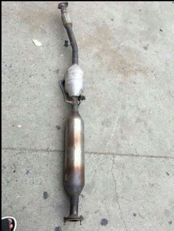 BSC S2S3 H3S3L 3 - cell catalyst exhaust pipe before and rear exhaust pipe