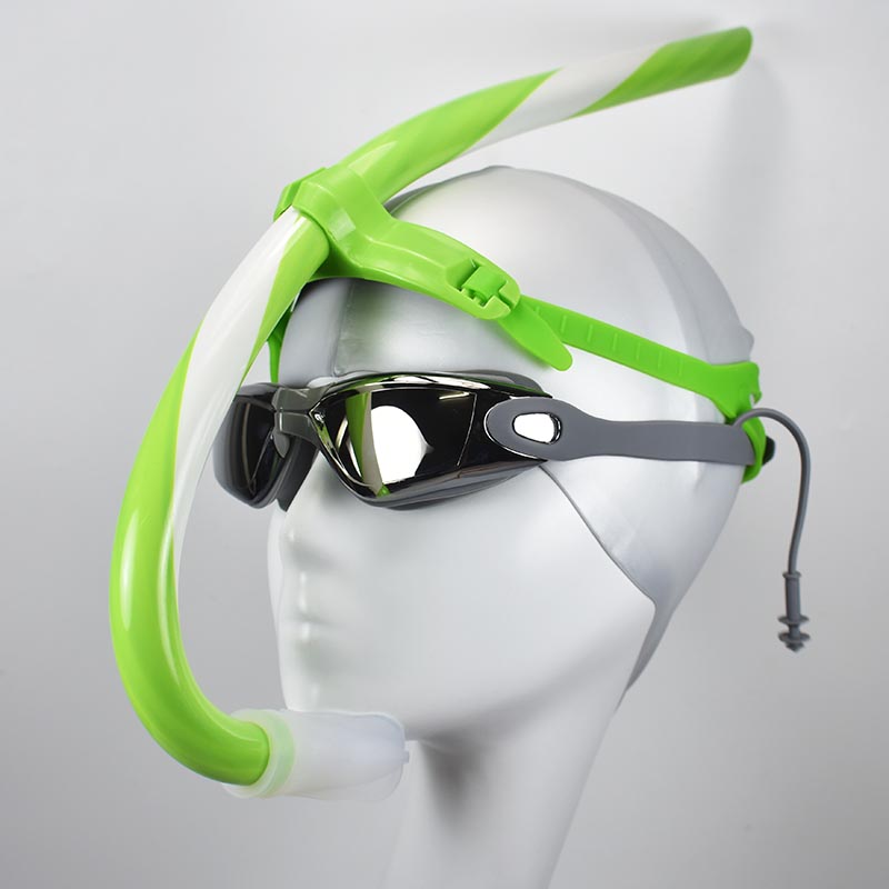 Front front snorkel swimming trainer professional freestyle equipment adult girls and children snorkeling for ventilation
