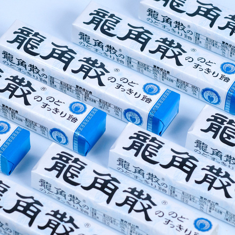 Japanese Imported Ryukakusan Throat Lozenges, 5 Pieces, Cooling Candy for Teacher's Day, Snacks, Ryukakusan Mint Candy, Throat Lozenges