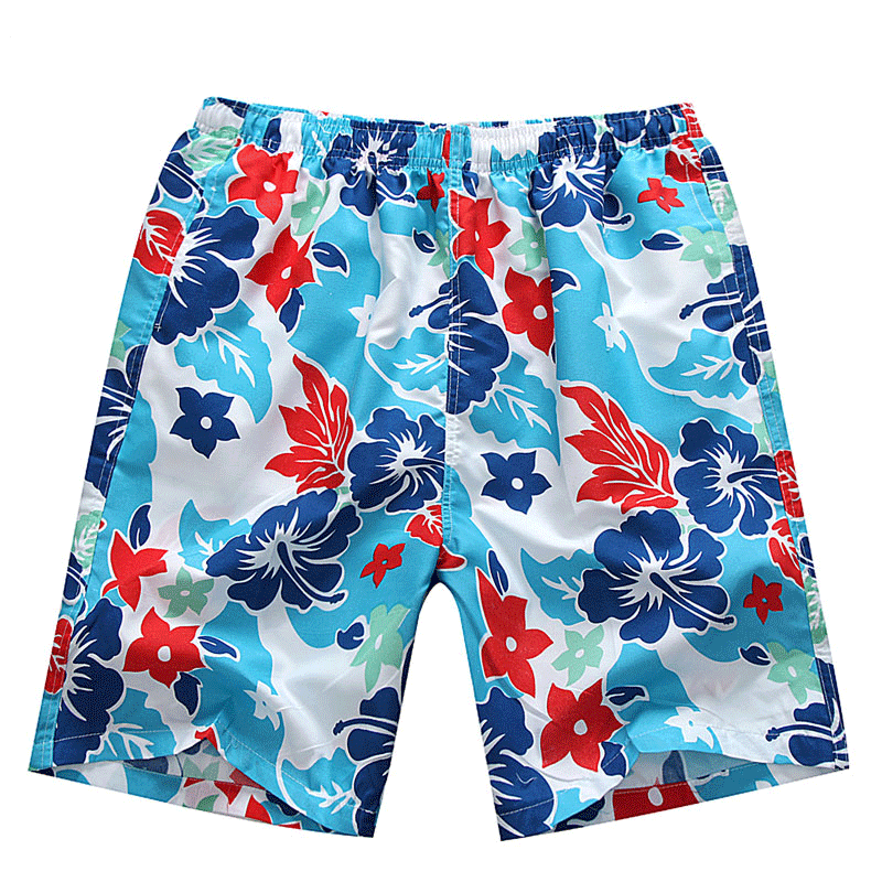 Bãi biển quần nam mùa hè bông lỏng kích thước lớn quần short hoa giản dị năm điểm quần thủy triều của nam giới mùa hè quần lớn nhà 	quần dài đi biển nam	