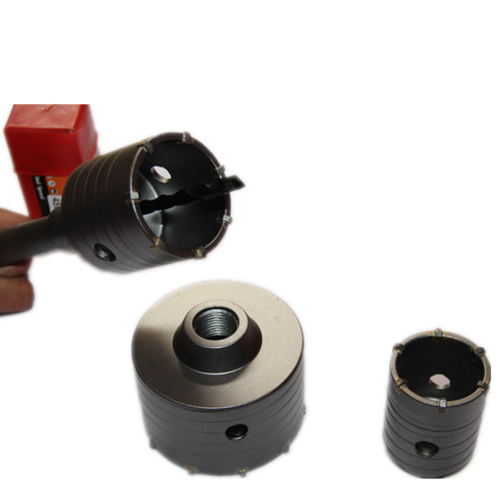 Air Conditioning Mix Clay Wall Drillers Wear wall hollow drills Rod Shock Electrohammer Drill Bit 30-160mm