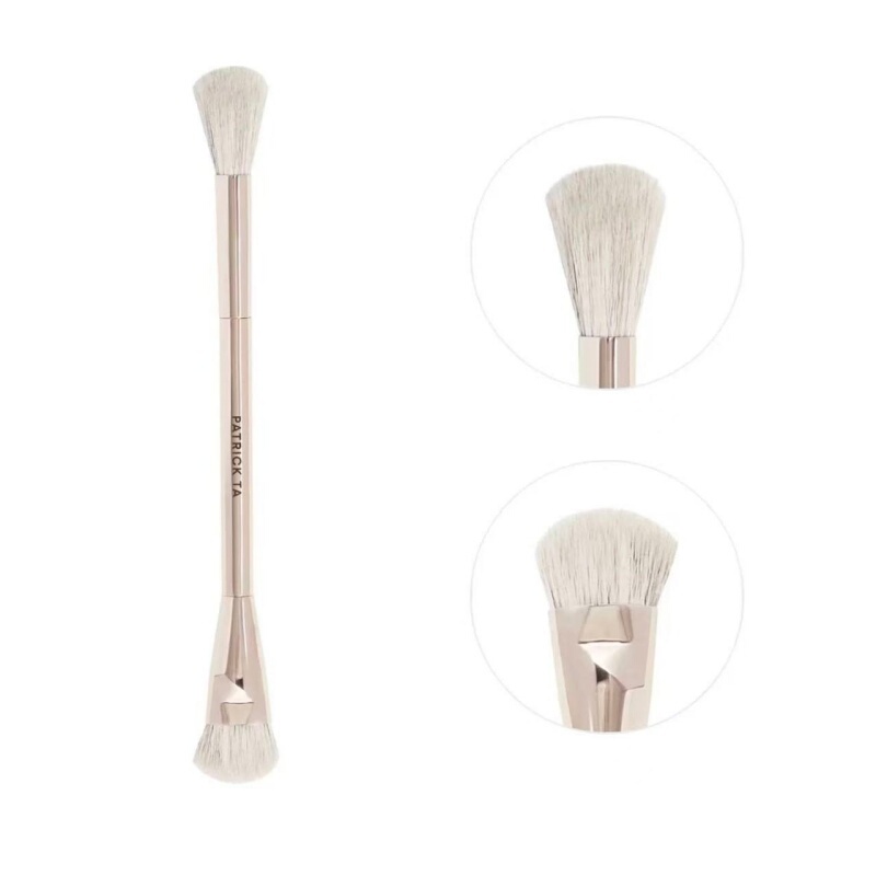 Patrick Ta Dual Highlighter Double-Ended Highlighter Makeup Brush Shadow Brush Blending Brush with Original Box Patrick Ta Dual Highlighter Double-Ended Highlighter Makeup Brush Shadow Brush Blending Brush with Original Box