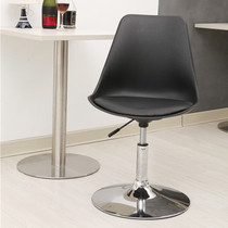 Nordic bar chair Bar chair Counter Front desk Bar chair Lift high stool with backrest Household small swivel chair stool