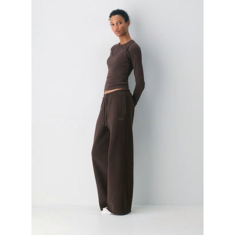 【Tna Mega Cozy】Autumn and Winter Fleece-Lined Magic Pants! Celebrity-Style Loose, Warm, Thick American Casual Sweatpants for Women