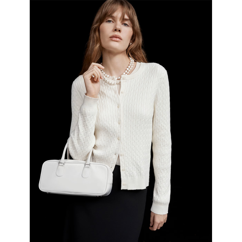 【Aritzia Sundaybest】Beautiful Early Spring Top with Twist Knit, Age-Reducing and Fashionable Cardigan for Women