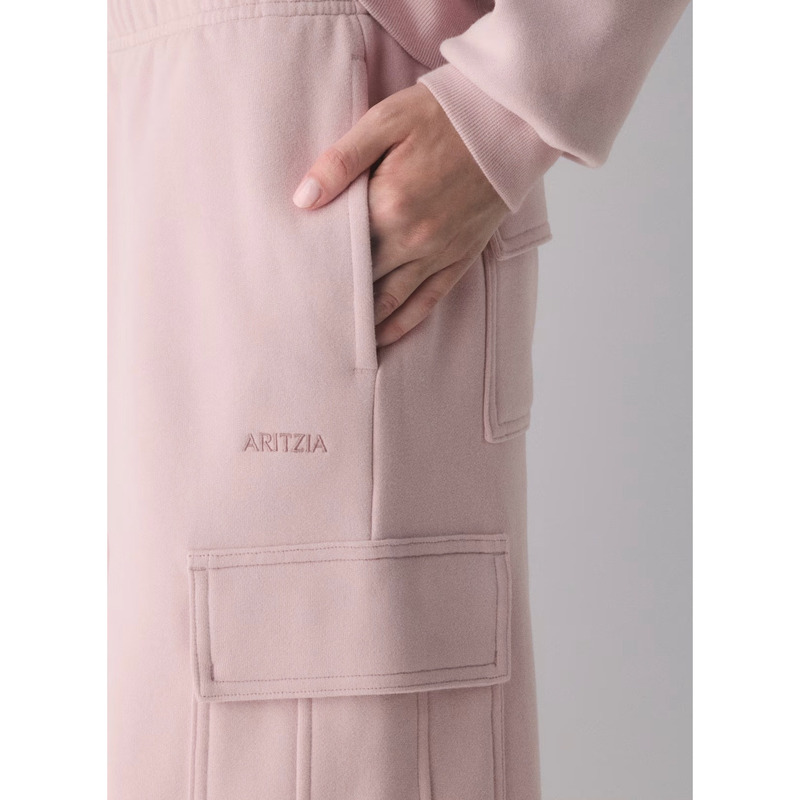 【Tna Mega Cozy】Versatile Sweatpants for Autumn and Winter! Soft, Fleece-Lined, Loose-Fitting, Workwear-Style, Warm, Straight-Leg for Women