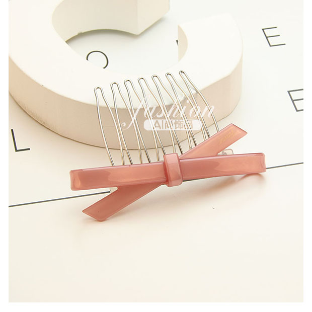 Kẹp tóc acrylic kẹp tóc Phiên bản Nhật Bản và Hàn Quốc của kẹp tóc trang sức đầu bangs đảo ngược chèn lược chải tóc Hàn Quốc phụ kiện kẹp tóc - Phụ kiện tóc dây buộc tóc cho bé gái