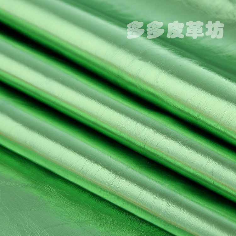 PU101贴膜人造革服装革皮革面料仿皮DIY手工柔软金属革 皮料布料详情10