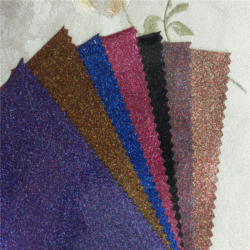 巴黎钻石格利特闪粉特殊皮革透明pvc鞋材装饰移门淘气堡皮革面料详情13