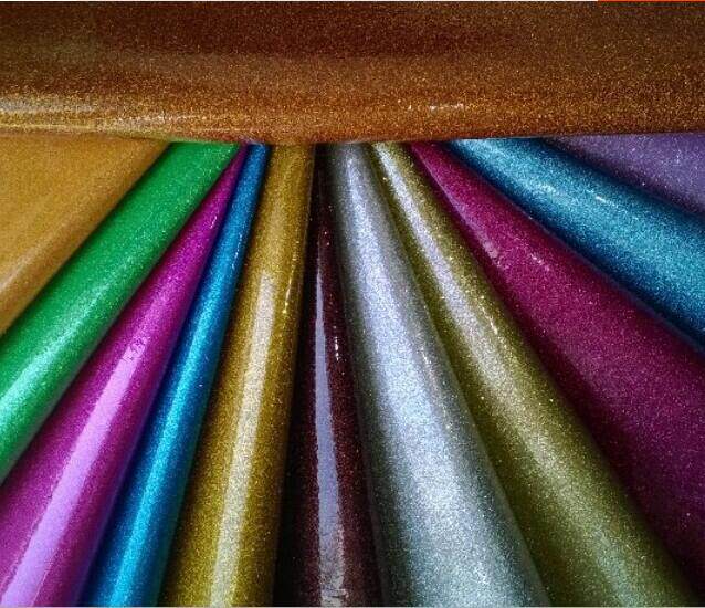 巴黎钻石格利特闪粉特殊皮革透明pvc鞋材装饰移门淘气堡皮革面料详情20