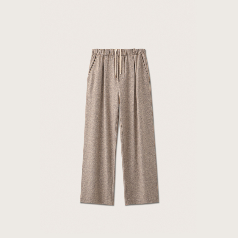 Three Thousand | Tongyuan Su She's "Poetry" Cashmere and Sheep Wool Large Circular Machine Stretchy Straight-Leg Pants Bj3476 Three Thousand | Tongyuan Su She's "Poetry" Cashmere and Sheep Wool Large Circular Machine Stretchy Straight-Leg Pants Bj3476