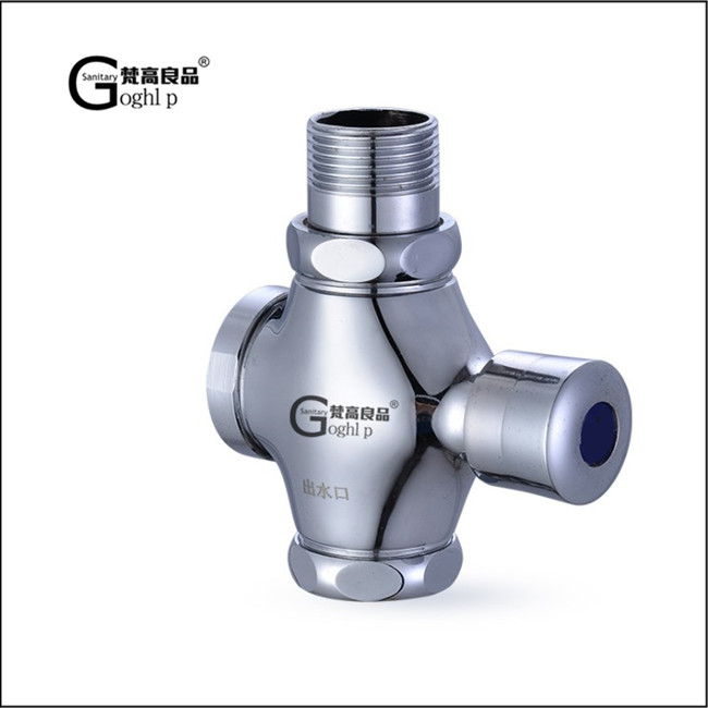 All-copper hand-pressed delay stool flush valve squat toilet self-closing flusher 6 minutes 1 inch urinal flusher