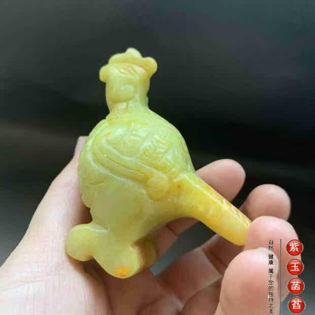 Украшения на руку 老玉古玩玉鸟凤鸟青鸟萌宠手把件小摆件清仓包邮018