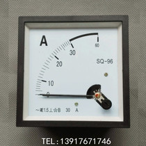 Pointer type AC ammeter meter head Direct type YT SQ CP-96 0-30A overload to 60A 96 * 96mm