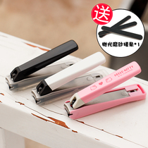 Japanese original imported KAI shell print nail clippers cut high-end single nail clippers anti-splash boys and girls cute