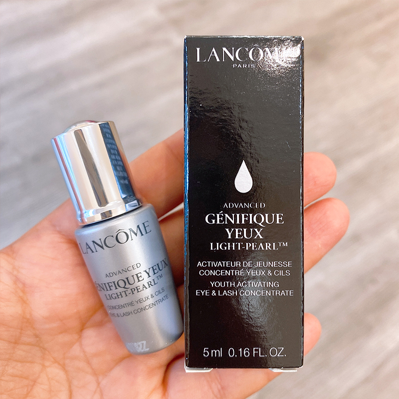 Lankom small black bottle eye cream large eye essence eye essence muscle bottom liquid 5ml trial bag light fine print eye bag black eye ring