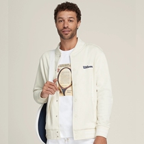 Wilson Mens New Jacket Tennis Jacket Long Sleeve College Style High Street Boys HUDSON