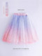 Skirts ເດັກຍິງພາກຮຽນ spring ແລະດູໃບໄມ້ລົ່ນ Skirts ເດັກຍິງ Summer Short Skirts 2024 ເດັກນ້ອຍໃຫມ່ເດັກນ້ອຍຂະຫນາດໃຫຍ່ Princess ຕາຫນ່າງ skirt Set