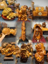 Taihang Thuja hand-carved handle ornaments handicrafts