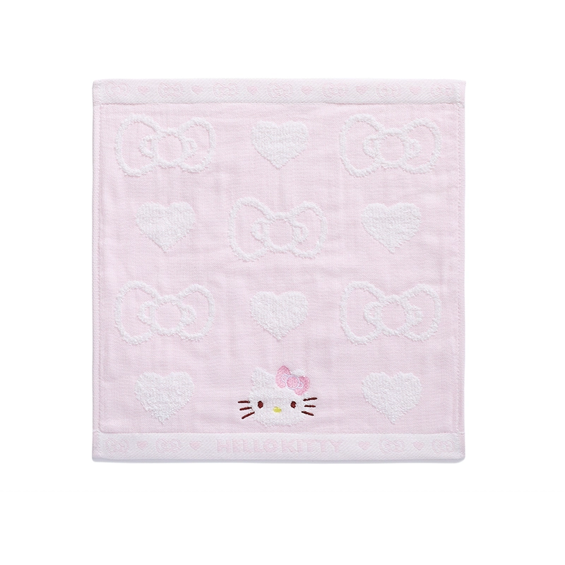 Hellokitty trẻ em khăn nhỏ phim hoạt hình cotton em bé khăn tắm nữ thấm nước mềm với dùng một lần - Khăn tắm / áo choàng tắm