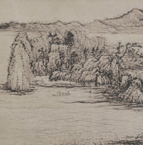 Shi Tao searched for Qifeng drafts paintings long scrolls of landscapes and traditional Chinese paintings and giclee reproductions of picture materials.