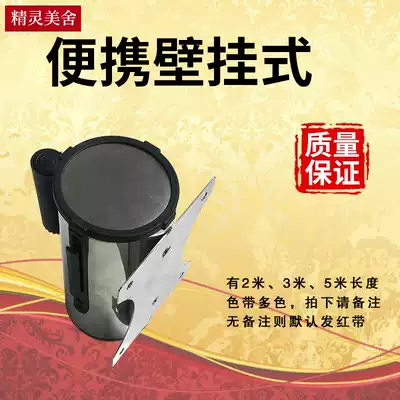 Wall-mounted stainless steel isolation belt against wall fence wall-mounted stainless steel one-meter thread bank queuing column