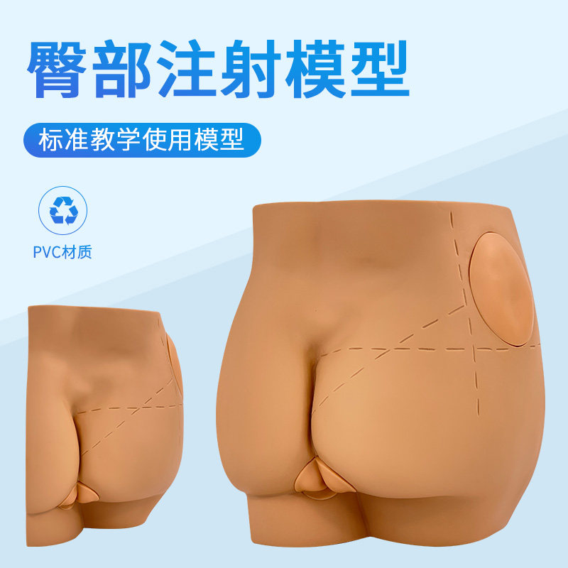 包邮！臀部注射实习模型 臀部肌肉注射训 高级臀部注射训练模型