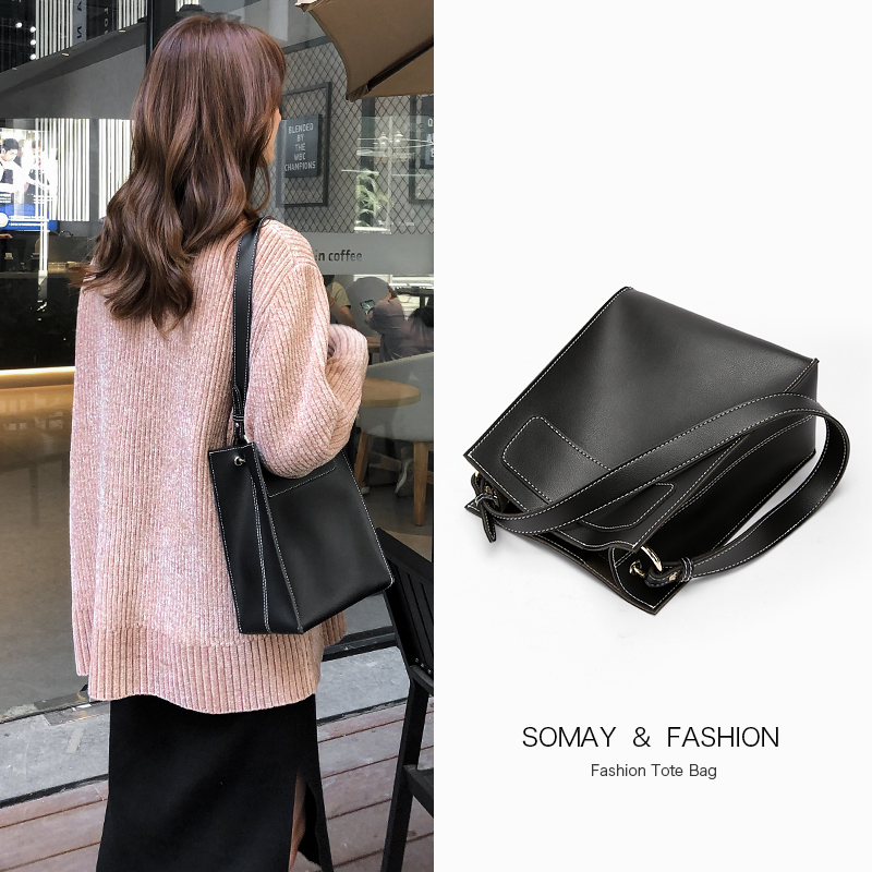 Shoulder bag 2022 new female student large-capacity armpit bag autumn and winter women's bag Messenger bag all-match tote large bag