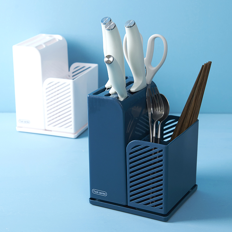 Chopstick Cage Home Shelve Drain Chopsticks Basket tool holder one-piece Tableware Scoop Wall-mounted containing box