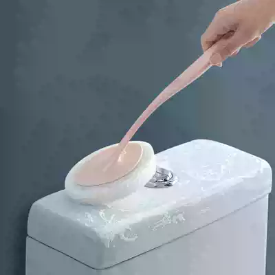Home long handle sponge brush Wall cleaning brush Bathtub toilet sponge brush Floor tile brush Sponge scouring cloth