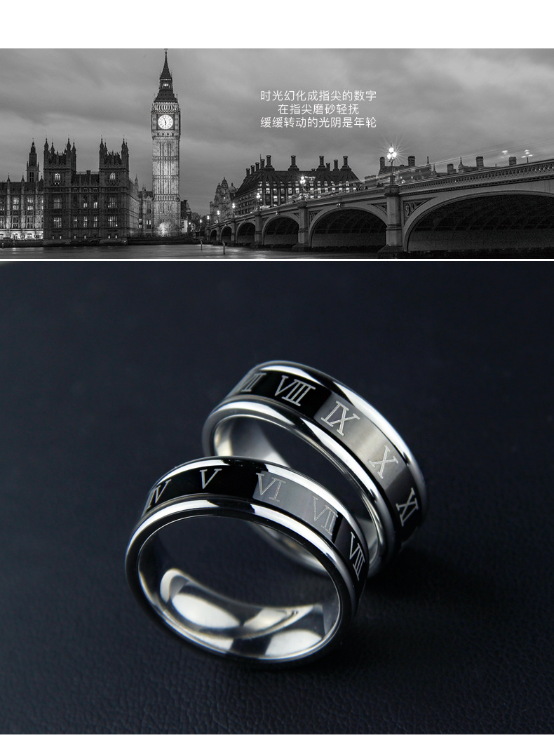 Bague homme en Acier au titane - Ref 3087630 Image 12