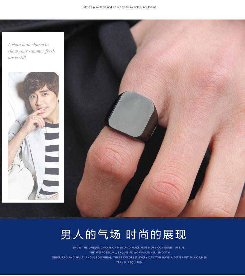 Bague homme en Acier au titane - Ref 3087339 Image 26