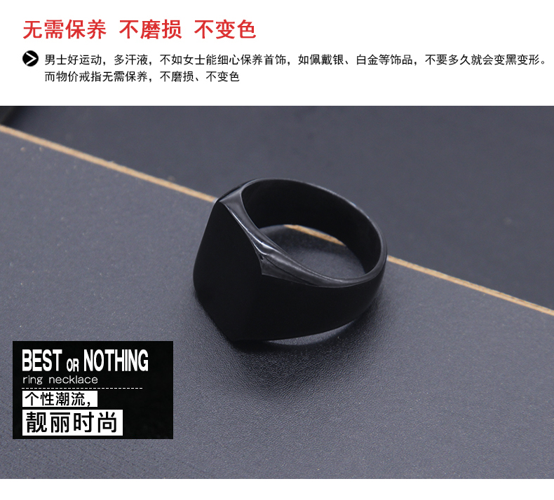 Bague homme en Acier au titane - Ref 3087339 Image 20