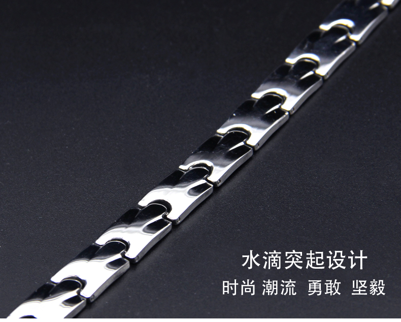 Vòng đeo tay bằng thép titan cá tính nam độc đoán phiên bản Hàn Quốc của vòng đeo tay nam trang sức nam sinh viên vòng tay phụ kiện trang sức chữ quà - Vòng đeo tay Clasp vòng tay phong thủy