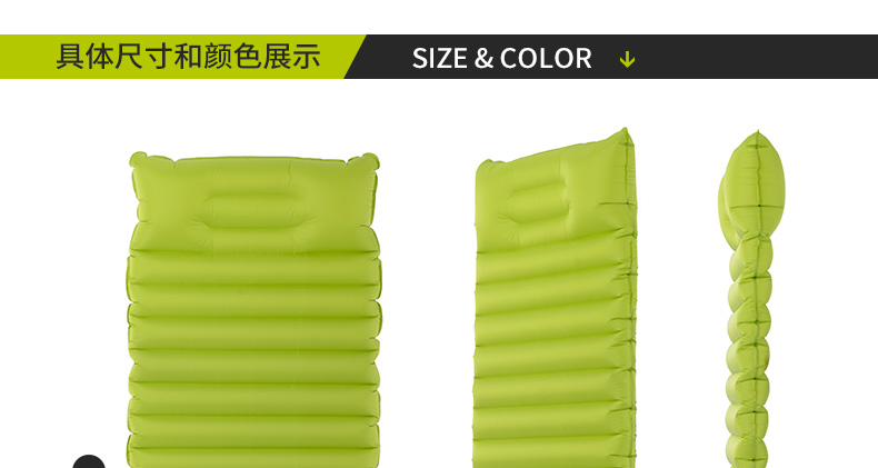 NH sáng tạo túi khí loại siêu nhẹ đệm bơm ngoài trời lều ngủ pad cắm trại đơn mở rộng pad dày - Thảm chống ẩm / Mat / Gối chiếu xốp cho bé