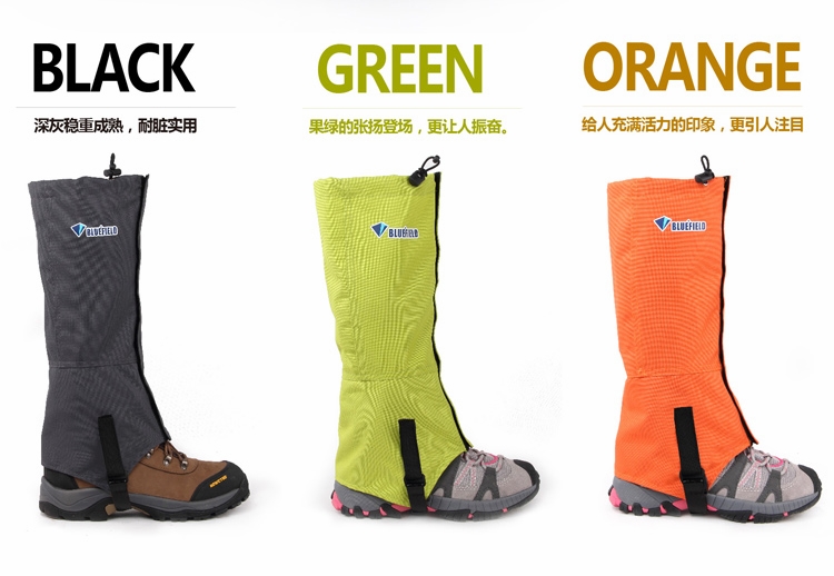 BLUEFIELD Snow Leopard Ngoài Trời Nam Giới và Phụ Nữ Leo Núi Tuyết Đặt Foot Bìa Camping Sông Trượt Tuyết Đi Bộ Đường Dài Tuyết Bìa giầy đi rừng